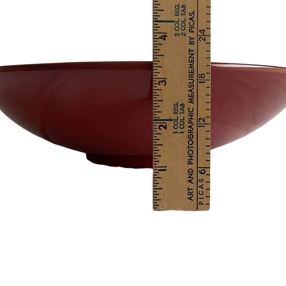 Waechtersbach Chip Dip Salsa Bowl Noble Excellence Candy Apple Red Germany FLAW - Picture 9 of 9